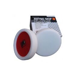 ฟองน้ำหน้าเรียบ 6นิ้ว ขัดเงา-สีขาว