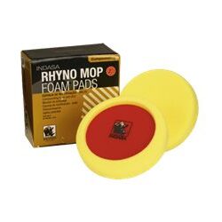 ฟองน้ำหน้าเรียบ 6นิ้ว ขัดลบรอย-สีเหลือง