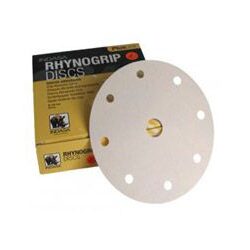 กระดาษทรายกลมขัดแห้ง INDASA ขนาด 6 นิ้ว 8+1รู-หลังกำมะหยี่