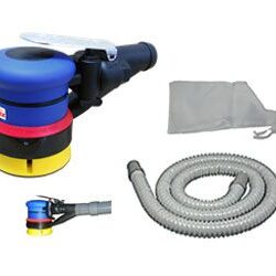 เครื่องขัดกระดาษทรายกลม 2 จังหวะ ขนาด 3นิ้ว ระบบดูดฝุ่นในตัว