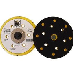 แป้นจับกระดาษทรายกลม INDASA 6นิ้ว(แป้นบาง)