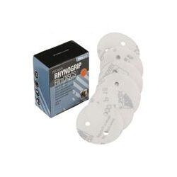 กระดาษทรายกลมฟิล์มขัดแห้ง INDASA ขนาด 3 นิ้ว-หลังกำมะหยี่