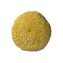 ลูกขัดขนแกะ 2 หน้า-ละเอียด(สีเหลือง)