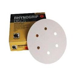 กระดาษทรายกลมขัดแห้ง INDASA ขนาด 6 นิ้ว 6รู-หลังกำมะหยี่